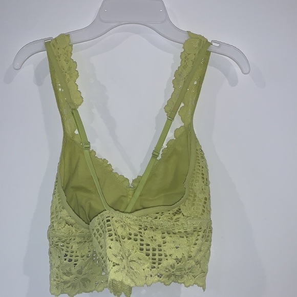 AERIE yellow lace bralette size Medium - Picture 4 of 8